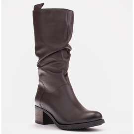 Marco Shoes Lederstiefel 0812b-388-5 braun 1