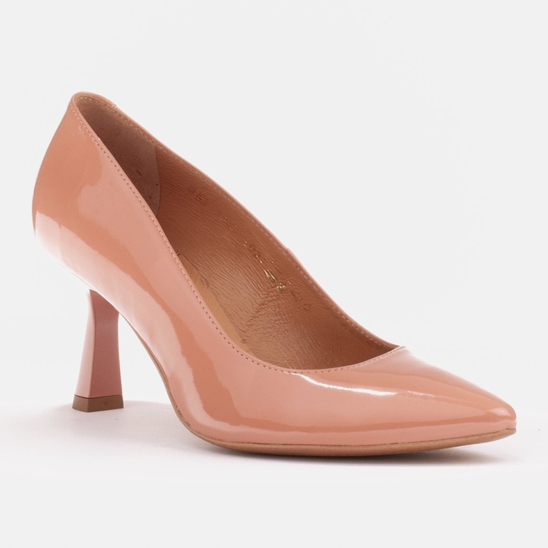 Marco Shoes Elegante Pumps aus Aprikosenlack orange 1