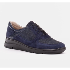 Radoskór Bequeme Schuhe für einen breiteren Fuß auf leichter Sohle marineblau 1