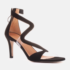 Marco Shoes Elegante Ava-Sandalen schwarz 1