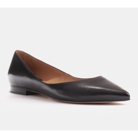 Marco Shoes Ballerinas für Damen mit niedrigen Seiten schwarz 1