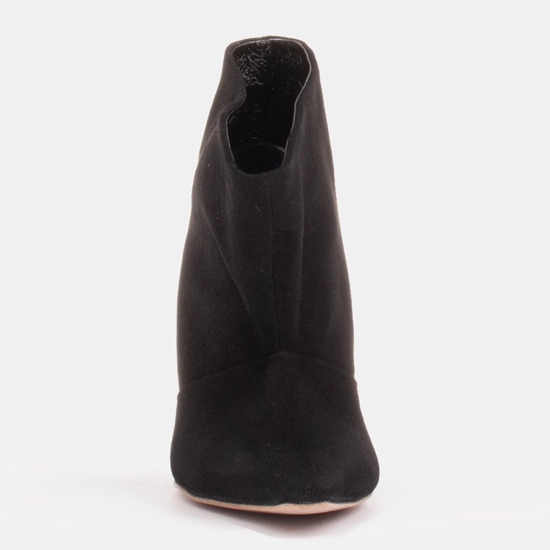 Marco Shoes Lederpins mit verlängerter Front schwarz 1