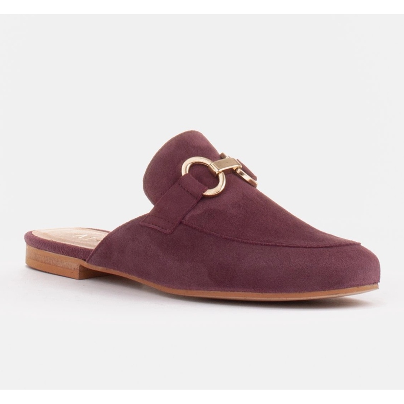 Marco Shoes Damenschuhe aus Wildleder mit Ornament rot mehrfarbig 2