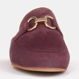 Marco Shoes Damenschuhe aus Wildleder mit Ornament rot mehrfarbig 1