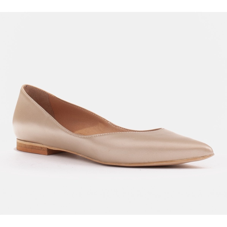 Marco Shoes Ballerinas für Damen mit niedrigen Seiten golden 1