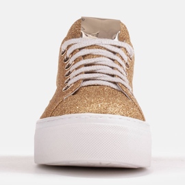 Marco Shoes Leichter Sneaker mit dicker Sohle 1958P-1208-615-1 golden 1