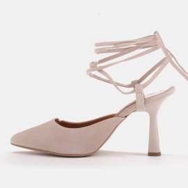 Marco Shoes Gebundene Pumps um den Knöchel beige 1