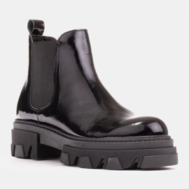 Marco Shoes Serena Chelsea Boots mit dicker Sohle schwarz 1
