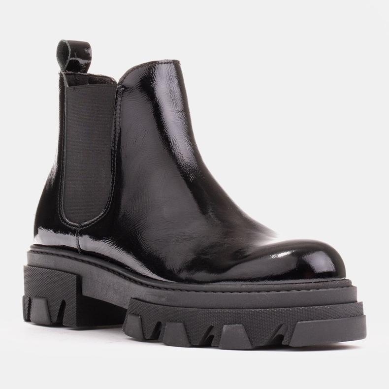 Marco Shoes Serena Chelsea Boots mit dicker Sohle schwarz 1