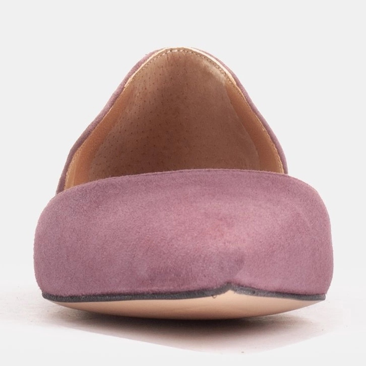 Marco Shoes Ballerinas für Damen mit niedrigen Seiten violett 2