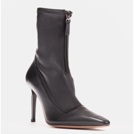 Marco Shoes Damen High Heels mit flexiblem Obermaterial schwarz 1