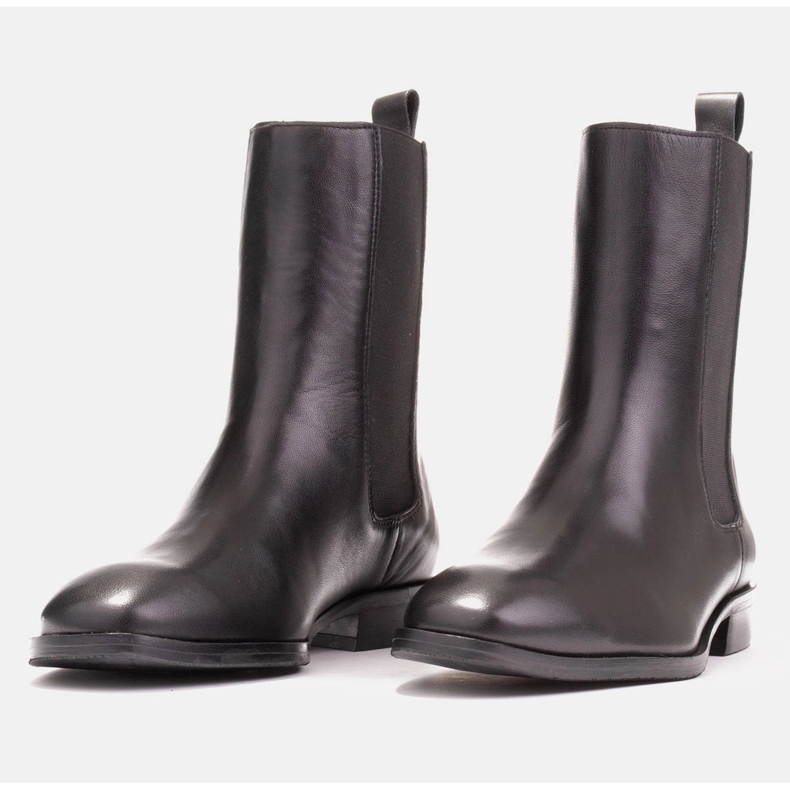 Marco Shoes Sofi Chelsea Boots mit Gummi im Obermaterial schwarz 2