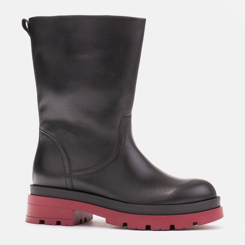 Marco Shoes Vollkornstiefel auf einem Trapper schwarz 1