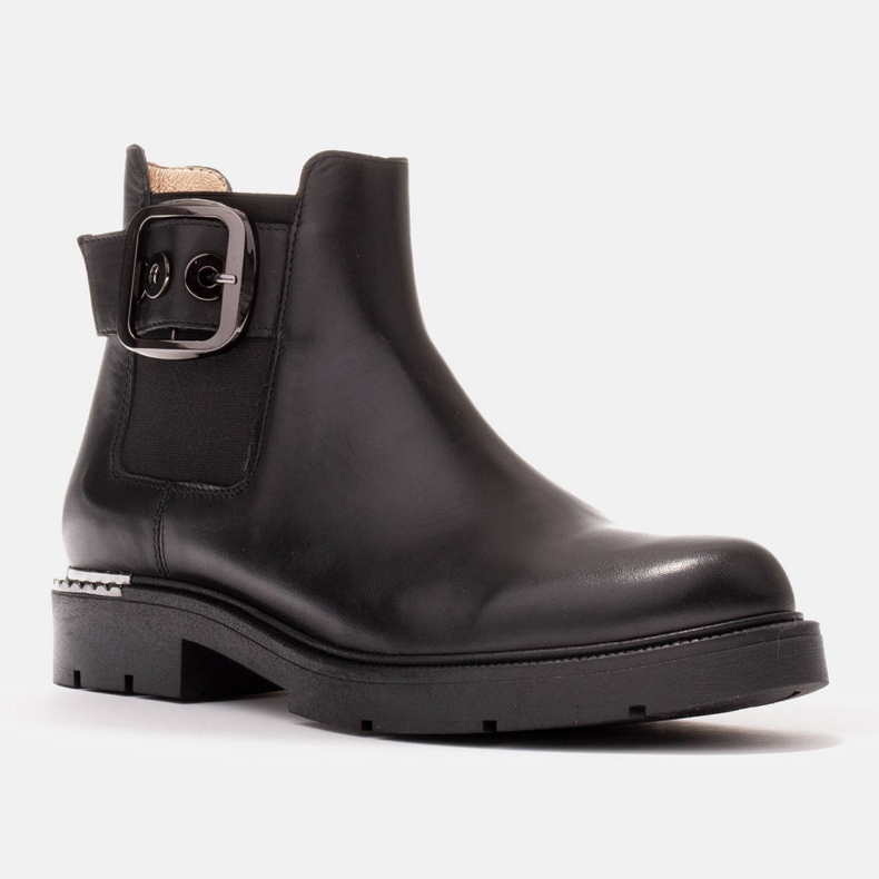 Marco Shoes Chelsea-Boots mit dekorativer Schnalle schwarz 1