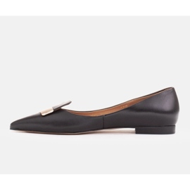 Marco Shoes Ballerinas mit Zierzunge schwarz 2
