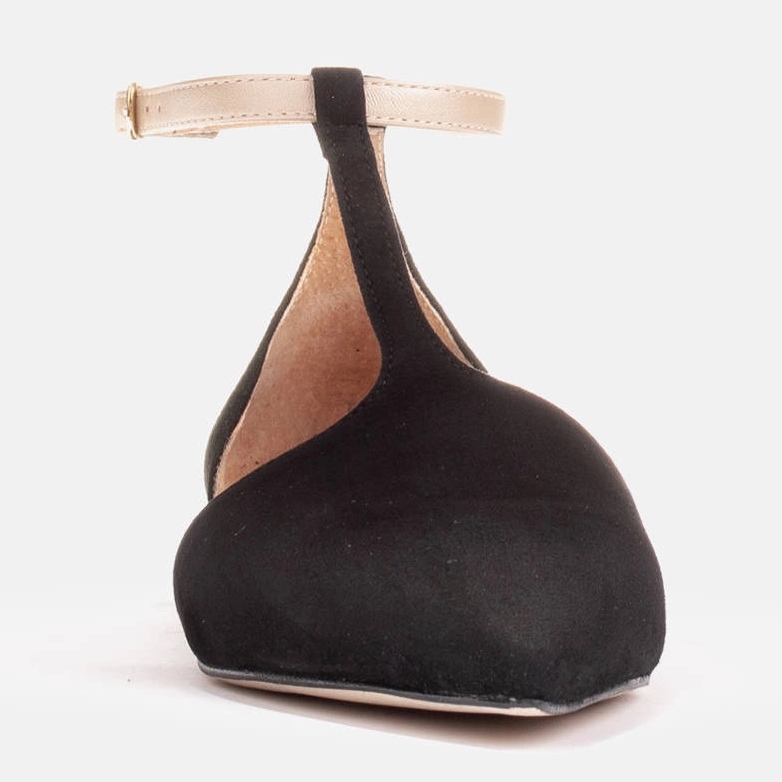 Marco Shoes Wildledersandalen mit Knöchelriemen schwarz 2