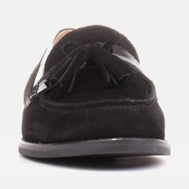 Marco Shoes Loafer mit dekorativen Fransen schwarz 1