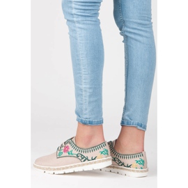 Kylie Damenschuhe mit Stickerei rosa 1