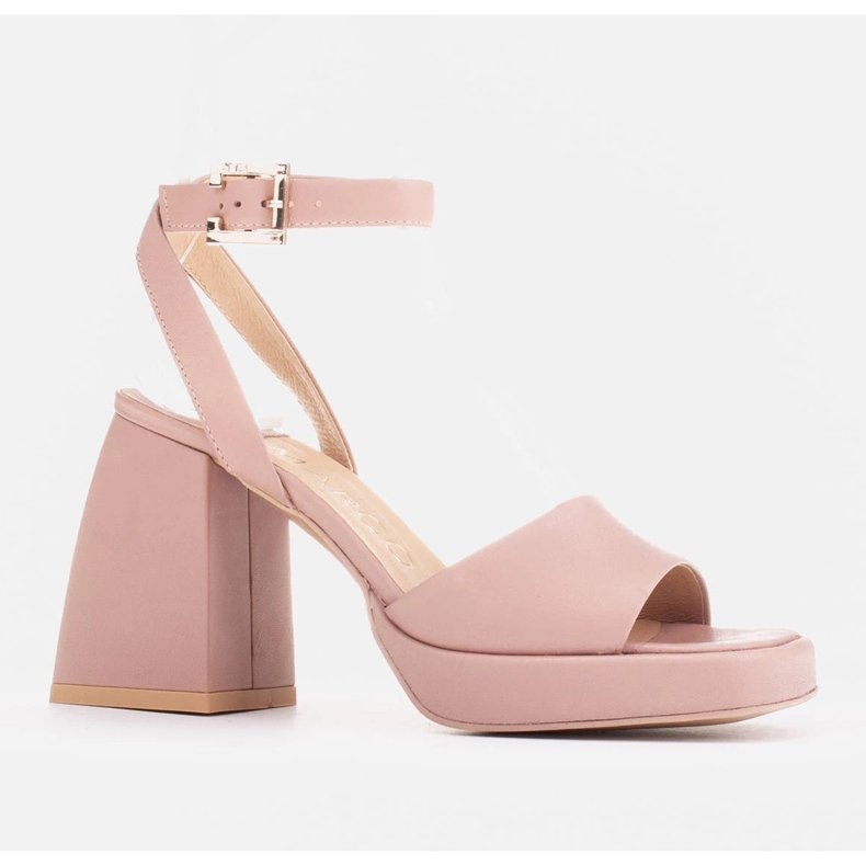 Marco Shoes Sandalen auf einer Booster-Plattform rosa 2