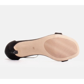 Marco Shoes Elegante Sandalen aus natürlichem Wildleder schwarz 2