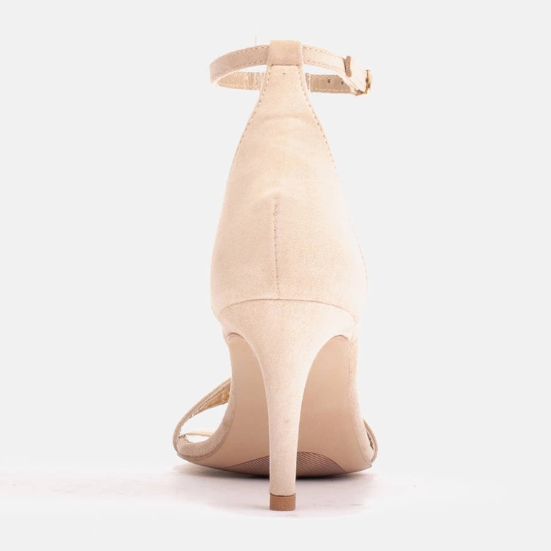 Marco Shoes Elegante Sandalen aus natürlichem Wildleder beige 2