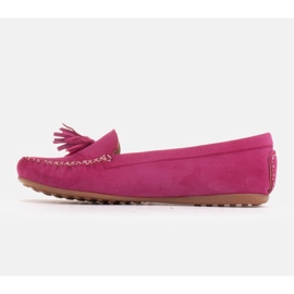 Marco Shoes Lila Wildleder Loafer Ballerina 1979P-770-1 rosa 2
