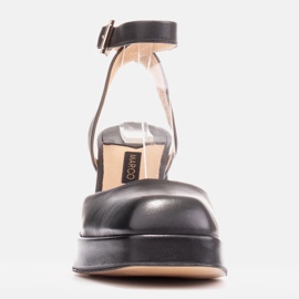 Marco Shoes Sandalen auf einer Booster-Plattform schwarz 2