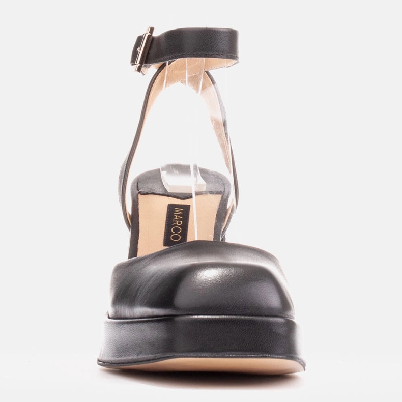 Marco Shoes Sandalen auf einer Booster-Plattform schwarz 2