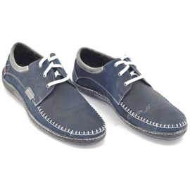 Mario Pala Herrenschuhe 539 marineblau navy blau 1