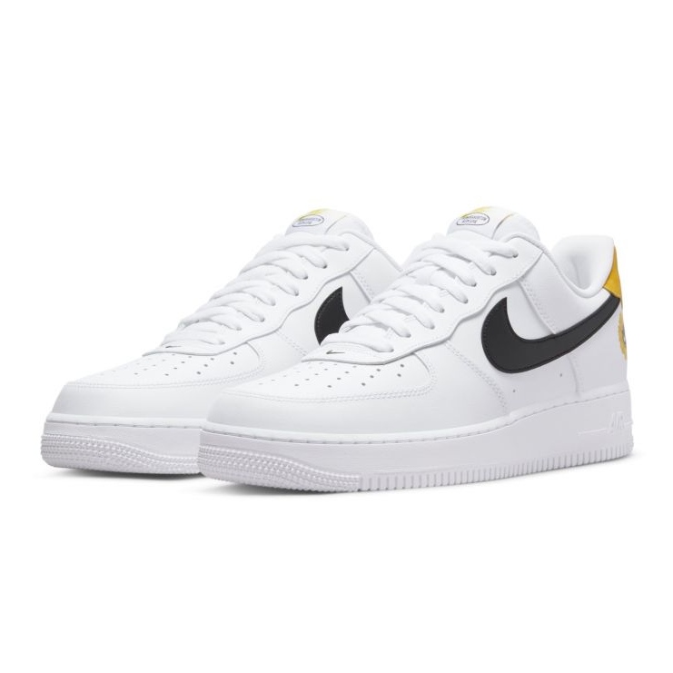 Nike Air Force 1 '07 LV8 M DM0118-100 weiß schwarz gelb 1