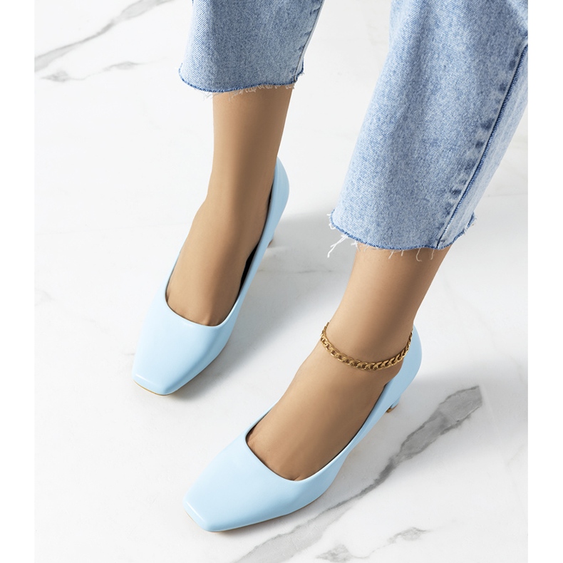 Graves blaue Damenpumps 1