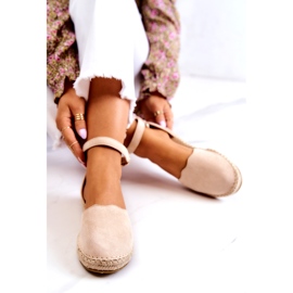 Evento Damen-Espadrilles mit Schnalle Hellbeige Bonetti 4