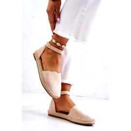 Evento Damen-Espadrilles mit Schnalle Hellbeige Bonetti 3