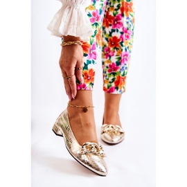 PA2 Lackleder Schlangenpumps Golden Elissabeth 1