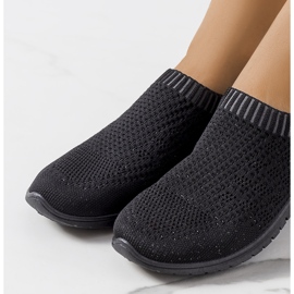 Schwarze Damensneaker von Sisko 1