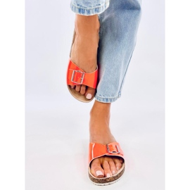 Nico Orange Damenhausschuhe 1