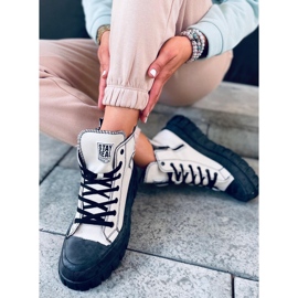 Kaya BEIGE / SCHWARZE High-Top-Sneakers 2