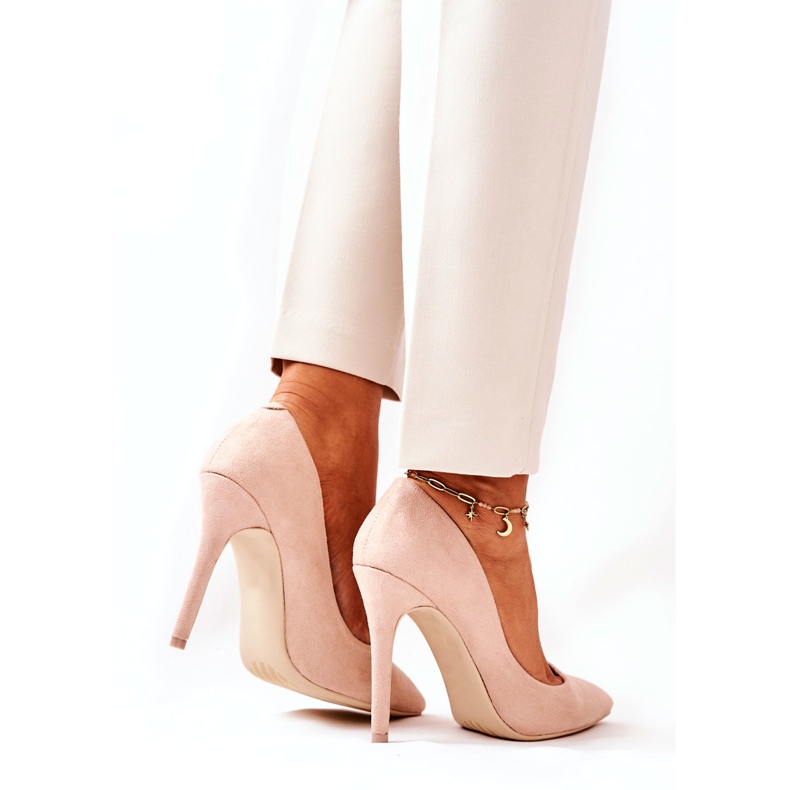 WS1 Wildleder High Heels Beige Melany 4