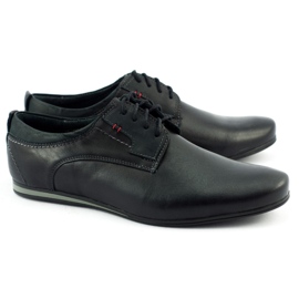 Olivier Elegante Herrenschuhe für Jeans 731 schwarz 1