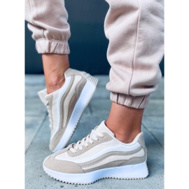 Zuri Khaki-Trainer beige 1