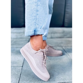 Posten Khaki Sockensneaker für Damen beige 2