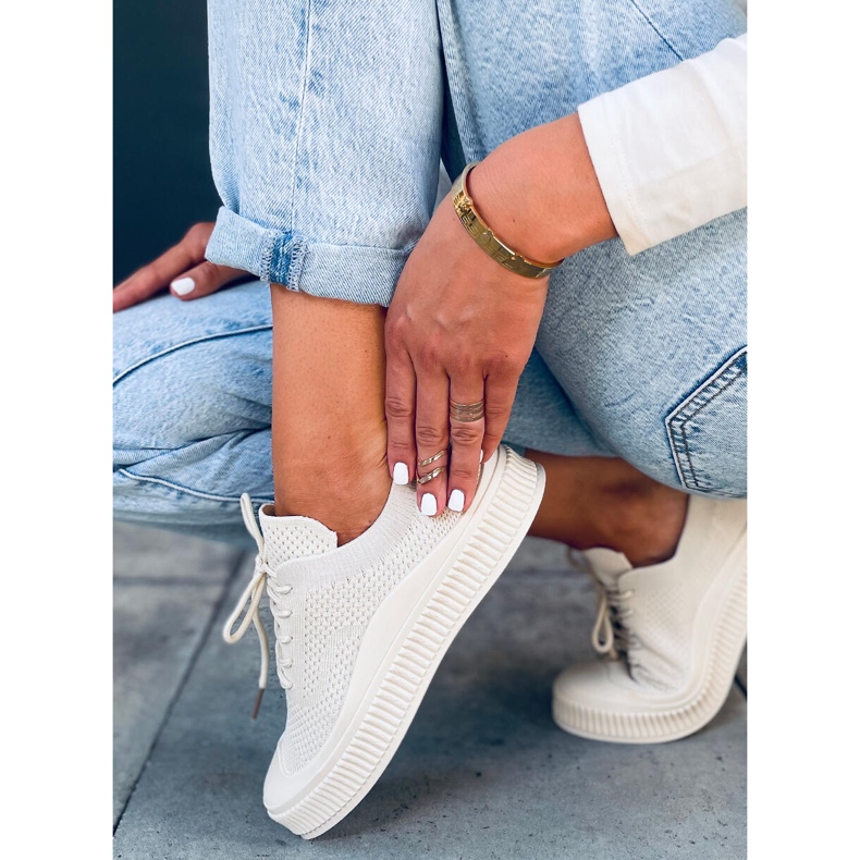 Damensocken Posten Beige Turnschuhe 2