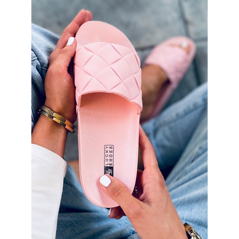 Holen Sie sich rosa Silikon-Hausschuhe 1