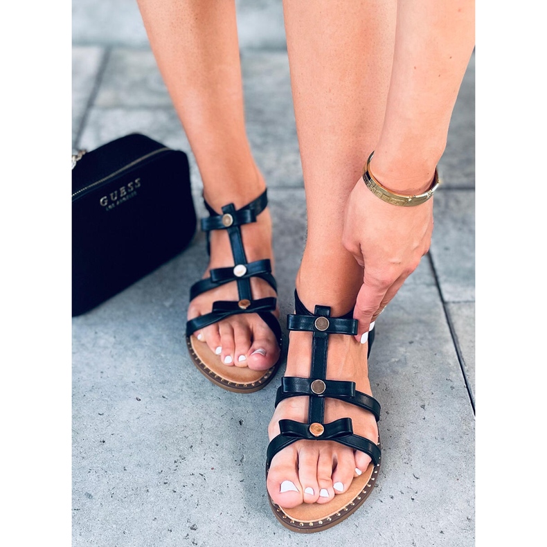 Amari Schwarze Damensandalen 1