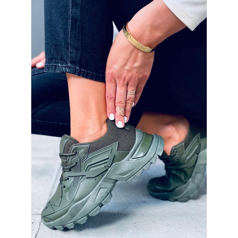 Sportschuhe für Damen von Sana Verde khaki grün 2