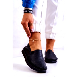 Damen-Slipper aus Leder Maciejka 03512-01 Schwarz 1