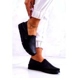 Damen-Slipper aus Leder Maciejka 03512-01 Schwarz 3