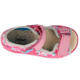 Befado Kinderschuhe 342P046 rosa silber- 3