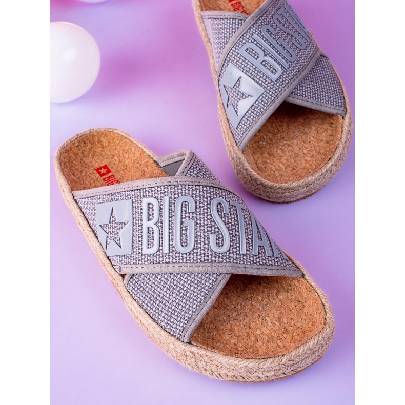 Big Star-Espadrilles grau 2