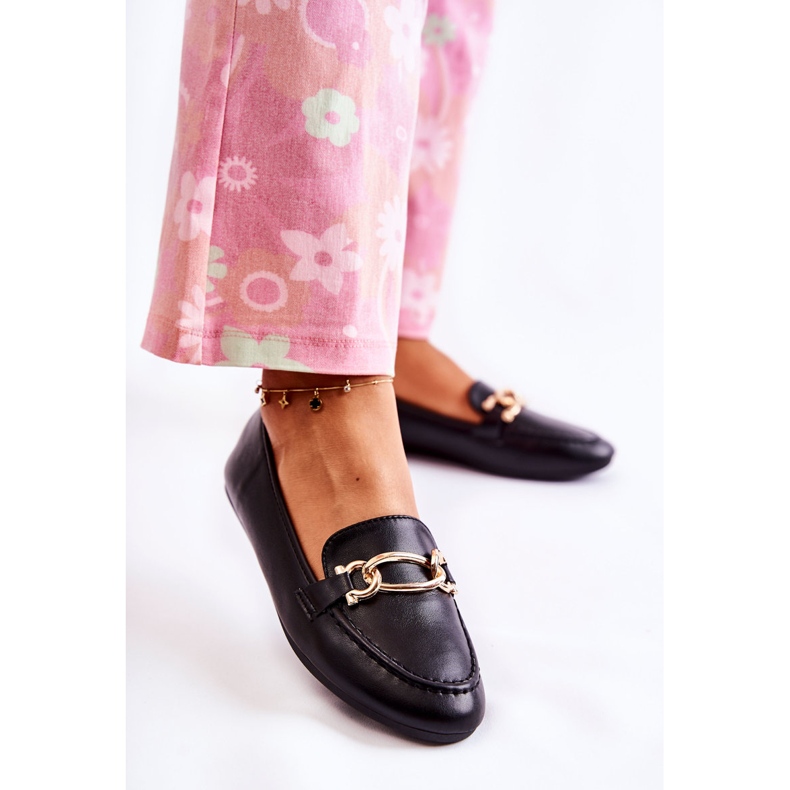 PG1 Mokassins mit Dekoration in Millario Black schwarz 2